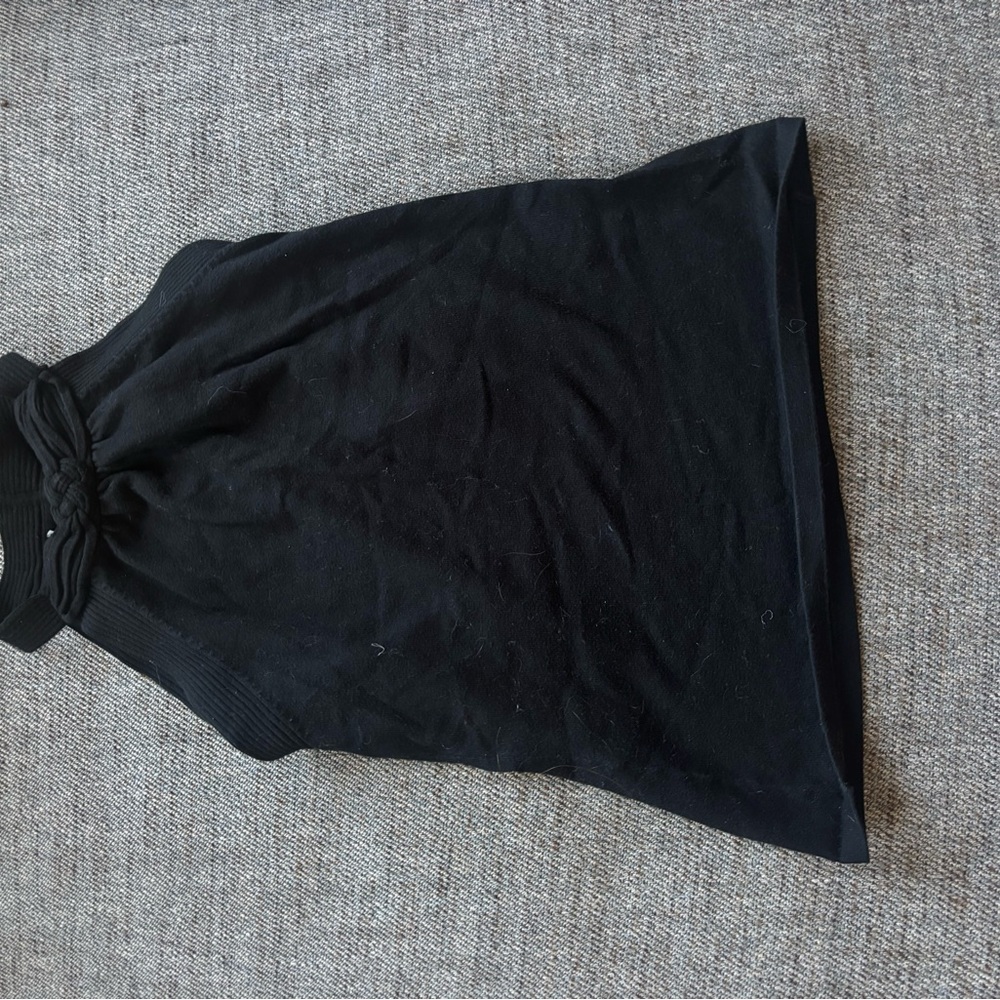 Elegant Black Halter Top